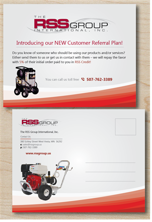 Diseño de Postal por alex989 para The RSS Group International, Inc. | Diseño: #5345902