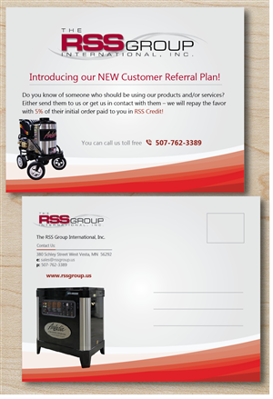 Postcard Design by alex989 for The RSS Group International, Inc. | Design #5369970