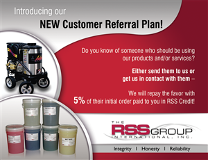 Customer Referral Plan Postcard Mailout for The RSS Group International, Inc. | Postkarten-Design von Akshar Shailesh
