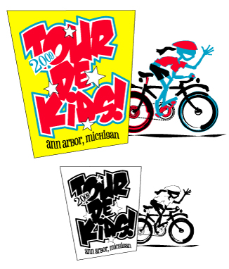 Logo Design by Acceptable Graphics for tour de kids foundation | Design #7414