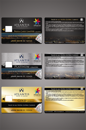 Players Card Designs - For Casino Group | Business Card Design by MT