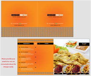 Menu Design by Moustache-Graphics for this project | Design: #5412266