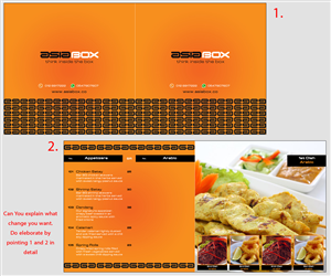 Menu Design by Moustache-Graphics for this project | Design: #5416749