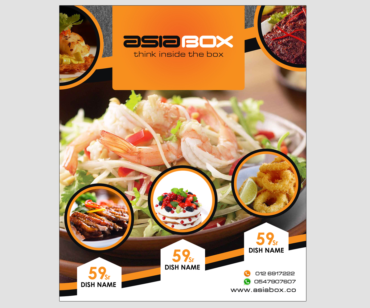 Menu Design by Moustache-Graphics for this project | Design #5506576