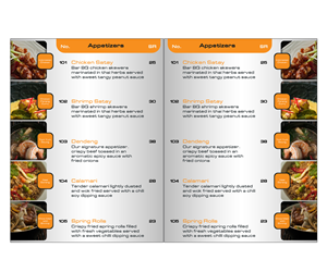 Menu Design by Moustache-Graphics