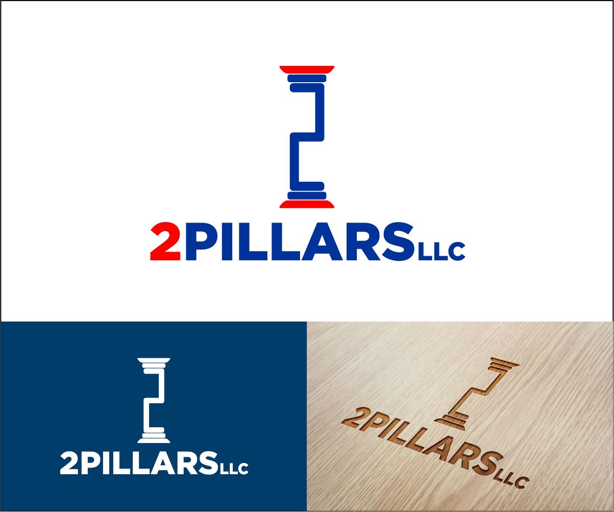 Logo Design by GOODMAN for 2 Pillars LLC | Design #5349487