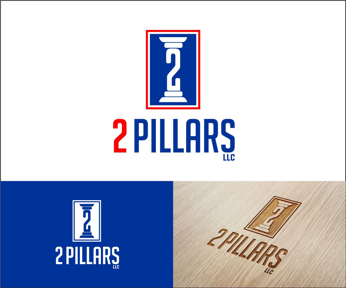 Logo Design by GOODMAN for 2 Pillars LLC | Design #5349546