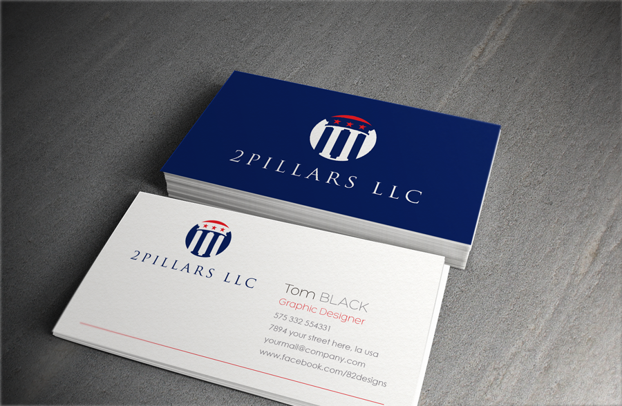Logo Design by mvillamin for 2 Pillars LLC | Design #5352635