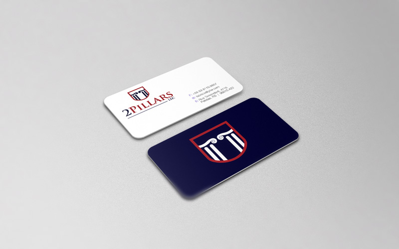 Logo Design by Logoziner for 2 Pillars LLC | Design #5356793