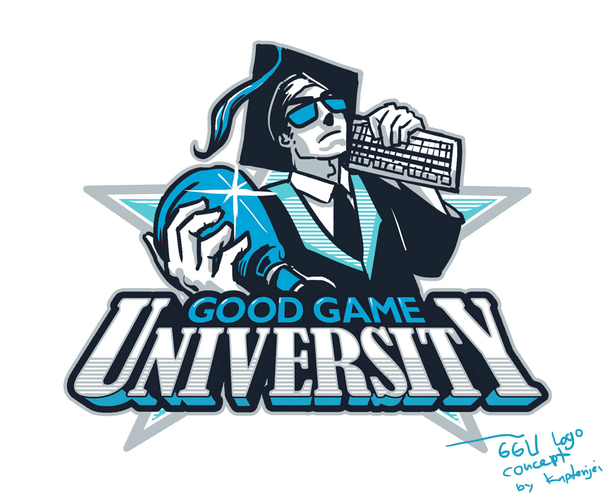 Logo Design by Kapworks for Good Game University | Design #1499430