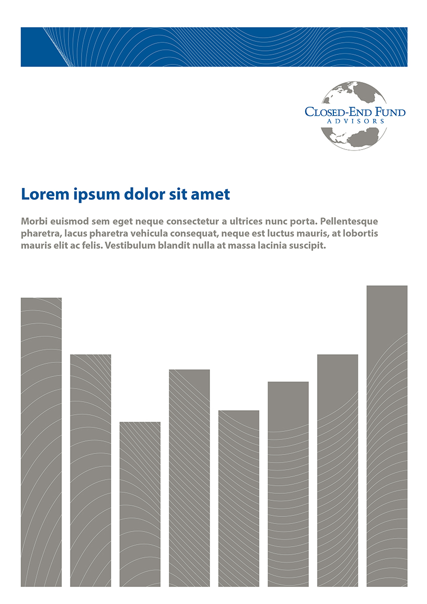 Newsletter Design by Carla T. for Closed-End Fund Advisors | Design #1544986