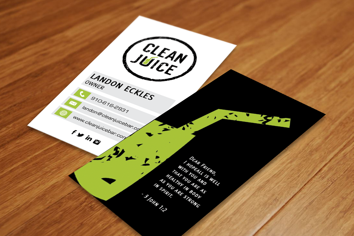 Visitenkarten-Design von Sarah Mathews für dieses Projekt | Design: #5352704