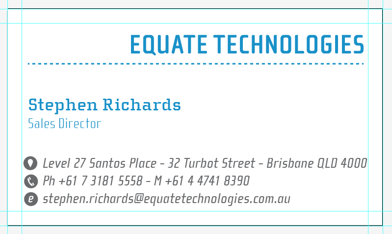Business Card Design by OFF ROAD for Equate Technologies | Design #1511763