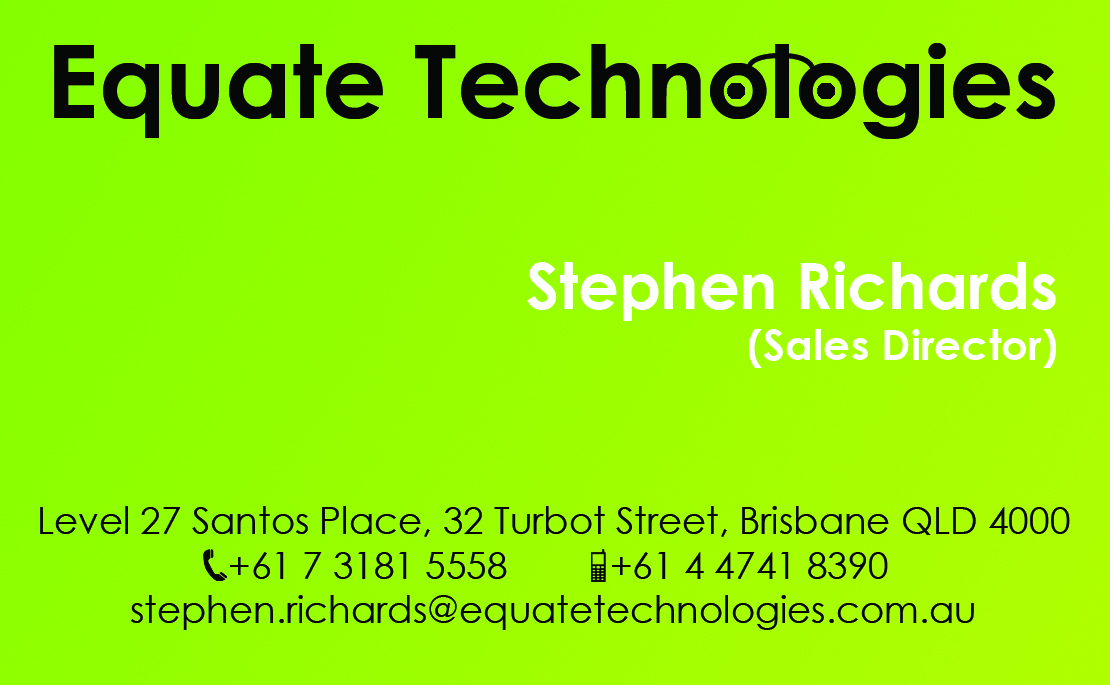 Business Card Design by Alireza Mirzaei for Equate Technologies | Design #1504512