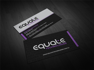 Design de Carte de Visite par diRtY.EMM pour Equate Technologies | Design : #1502329