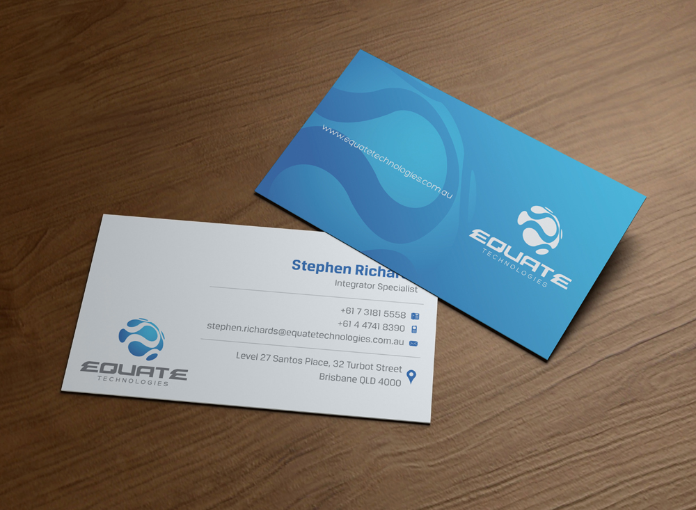 Design de Carte de Visite par MPStudio pour Equate Technologies | Design : #1520919