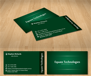 Design de Carte de Visite par Radu Borzea pour Equate Technologies | Design : #1510017