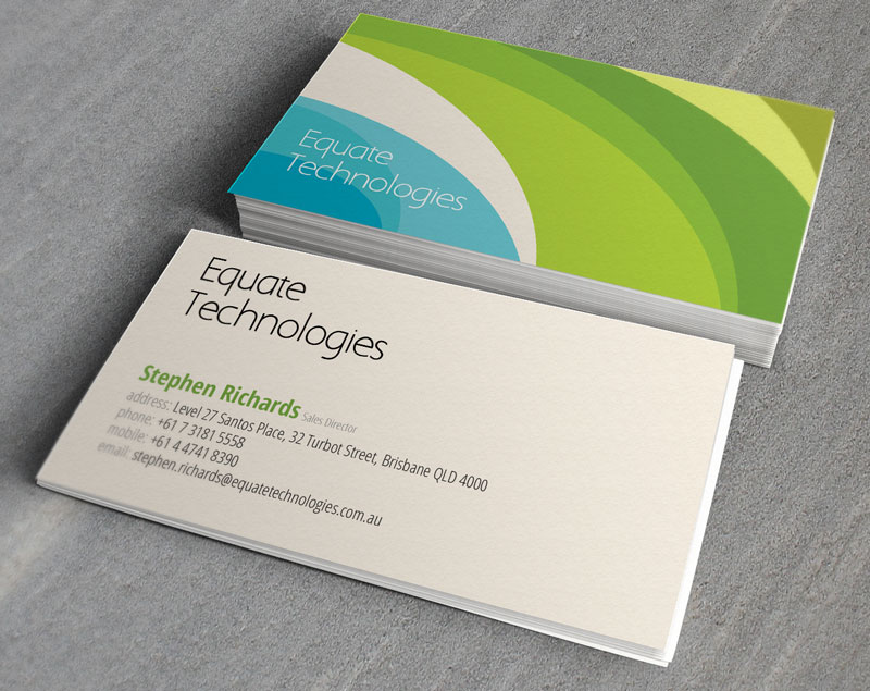 Business Card Design by JessicaD for Equate Technologies | Design #1506787