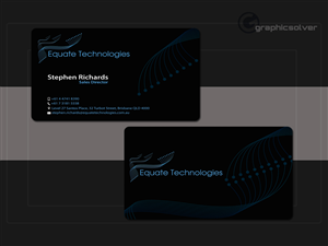 Design de Carte de Visite par GraphicSolver pour Equate Technologies | Design : #1506998