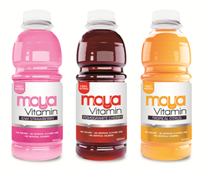 New label design for Vitmain Water beverage 