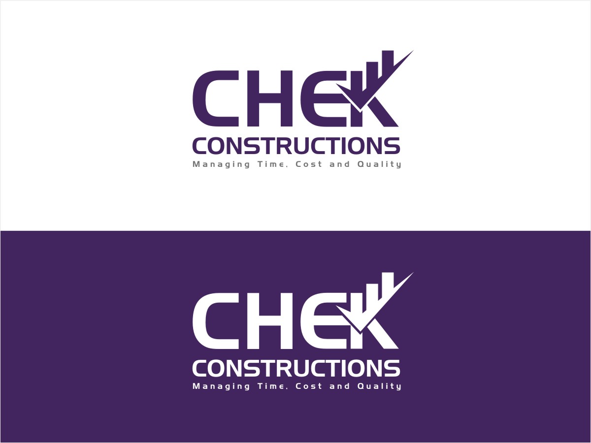Logo Design by Sushma for CHEK Constructions | Design: #5352244