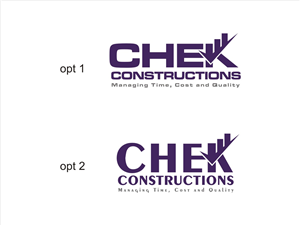Logo Design by Sushma for CHEK Constructions | Design: #5411552