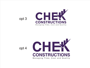 Logo Design by Sushma for CHEK Constructions | Design: #5411560