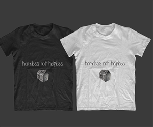 Fashion T-shirt to raise funds for homelessness | T-shirt Design by senja