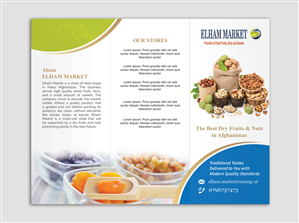 Broschüren-Design von Adylhere für Setara Dry Fruits, Nuts & Saffron | Design: #5398069