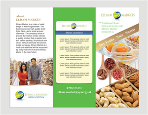 Broschüren-Design von Adylhere für Setara Dry Fruits, Nuts & Saffron | Design: #5514952