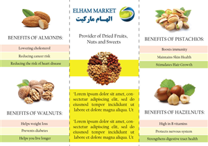 Brochure Design by filp flop for Setara Dry Fruits, Nuts & Saffron | Design #5370345