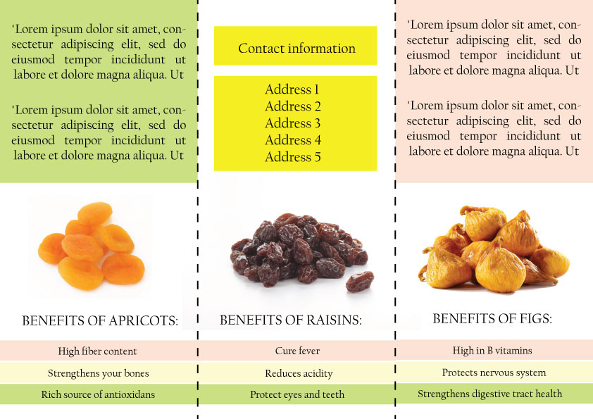 Brochure Design by filp flop for Setara Dry Fruits, Nuts & Saffron | Design #5370346