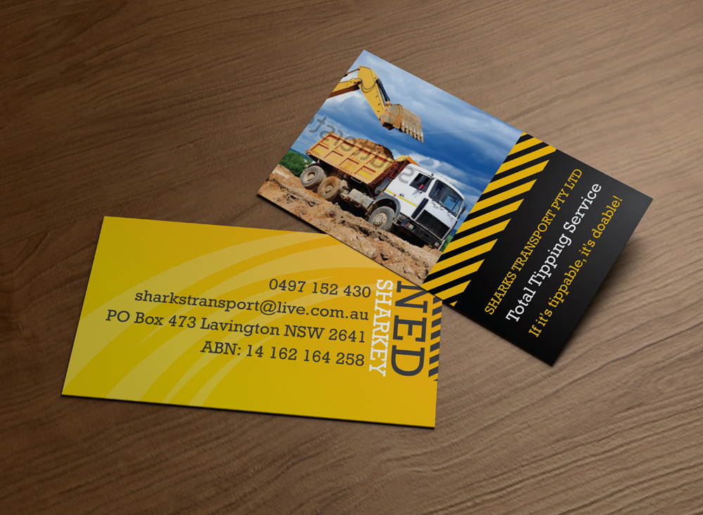 Business Card Design by MPStudio for Sharks Transport | Design #1489394