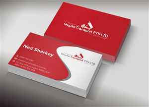 Business Card Design by valiz for Sharks Transport | Design: #1501107