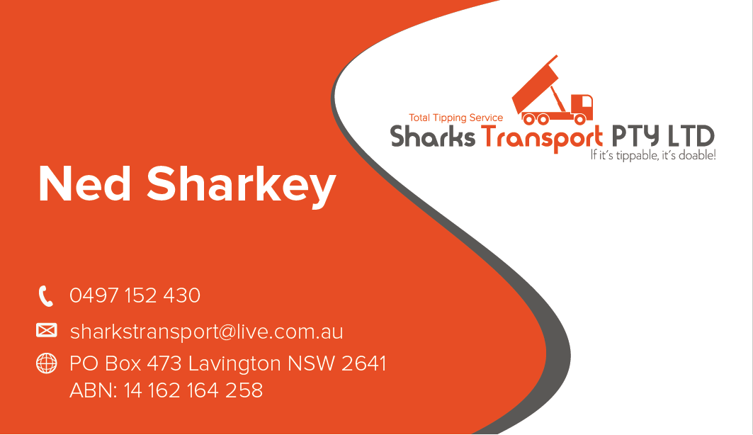 Business Card Design by valiz for Sharks Transport | Design #1504548