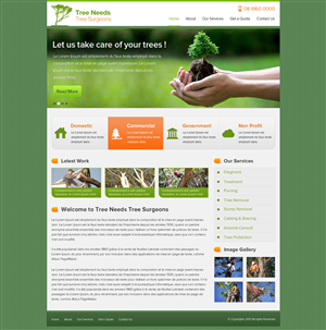 Tree Pruning Website | Web-Design von OM