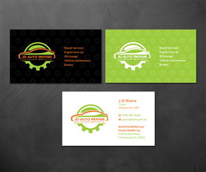 26 year old Auto Repair Shop in need of business cards. | Business Card Design by Sarah Haroon