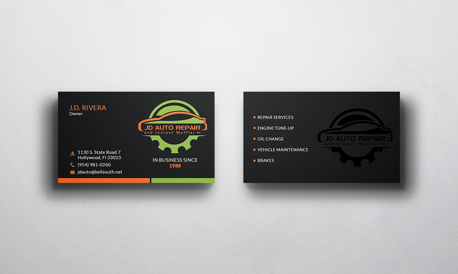 Business Card Design by Sajin for this project | Design #5388766