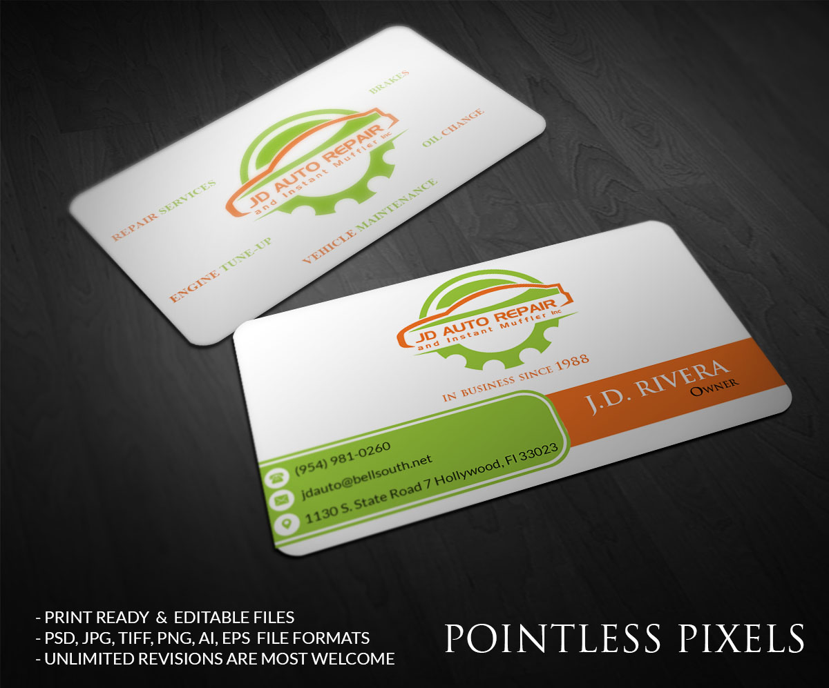 Design de Carte de Visite par Pointless Pixels India pour ce projet | Design #5358317