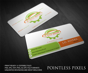 Business Card Design by Pointless Pixels India for this project | Design: #5358317