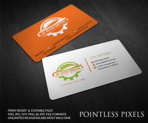 Business Card Design by Pointless Pixels India for this project | Design: #5358415