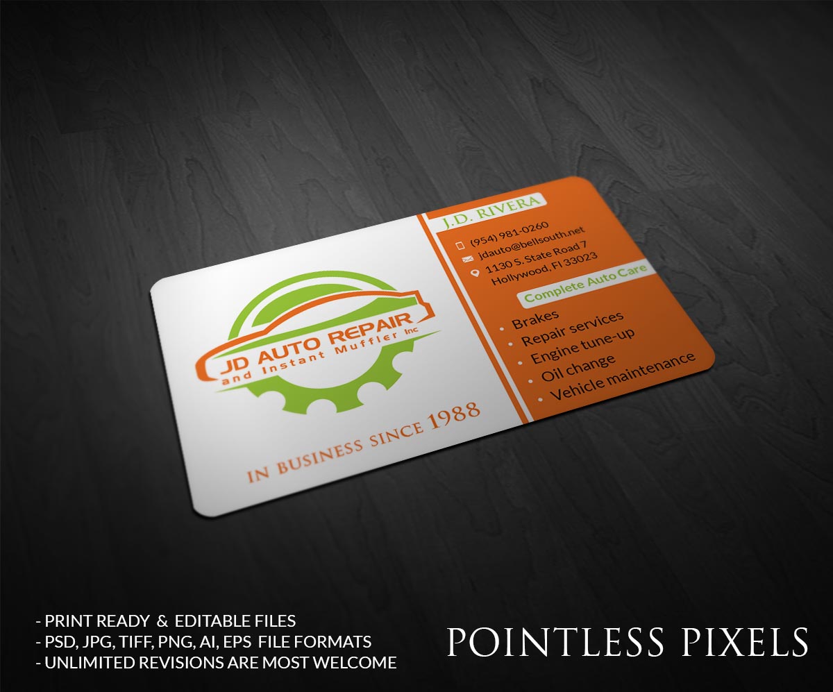 Design de Carte de Visite par Pointless Pixels India pour ce projet | Design #5365037