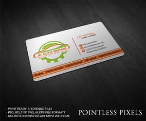 Business Card Design by Pointless Pixels India for this project | Design: #5376315