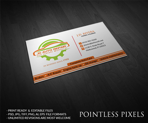 Business Card Design by Pointless Pixels India for this project | Design: #5377123