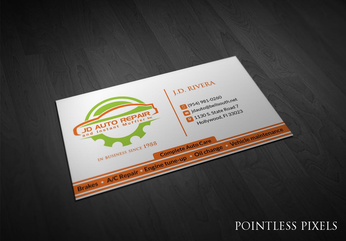 Business Card Design by Pointless Pixels India for this project | Design #5403803