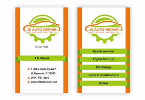 Business Card Design by baaska.92120414 for this project | Design #5357079