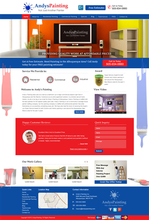 Web Design by harmi_199 for Maverick Web Video | Design: #5435016