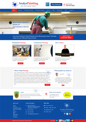 Web Design by harmi_199 for Maverick Web Video | Design: #5440028