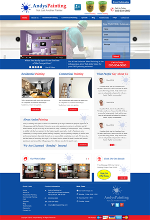 Web Design by harmi_199 for Maverick Web Video | Design: #5459269