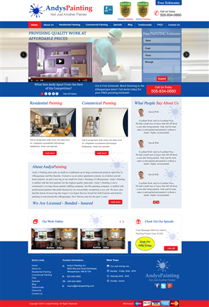 Web Design by harmi_199 for Maverick Web Video | Design: #5459280